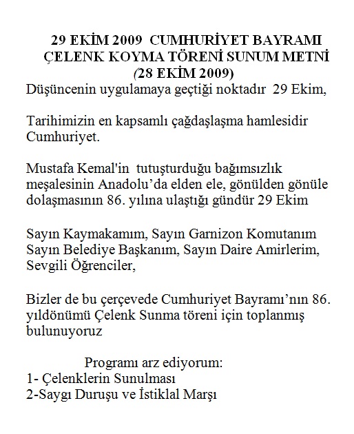 29 ekim